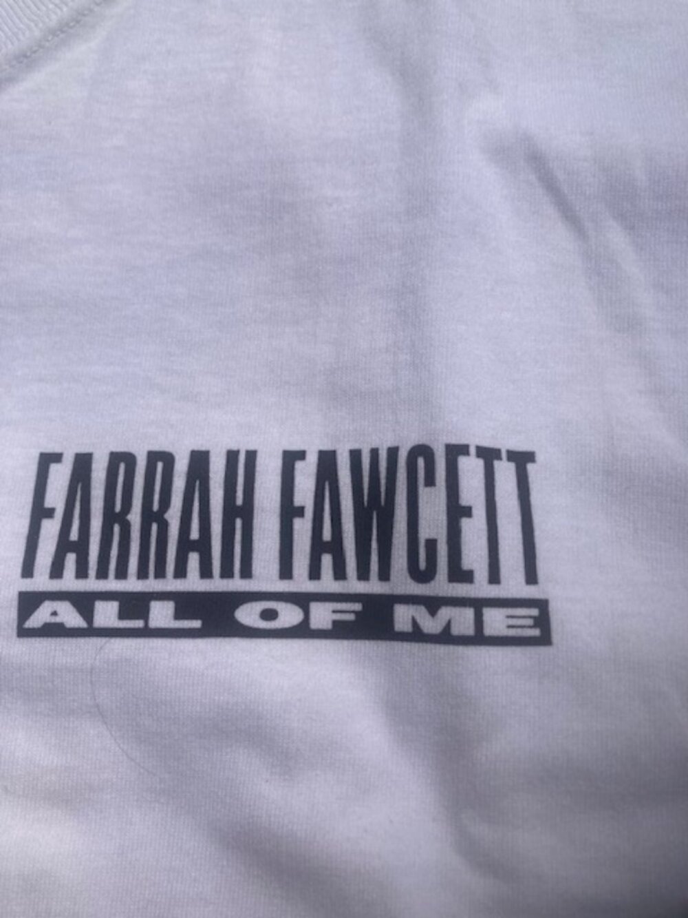 Vintage 1997 Farrah Fawcett All of Me Deadstock T-Shirt Large, Never Worn.